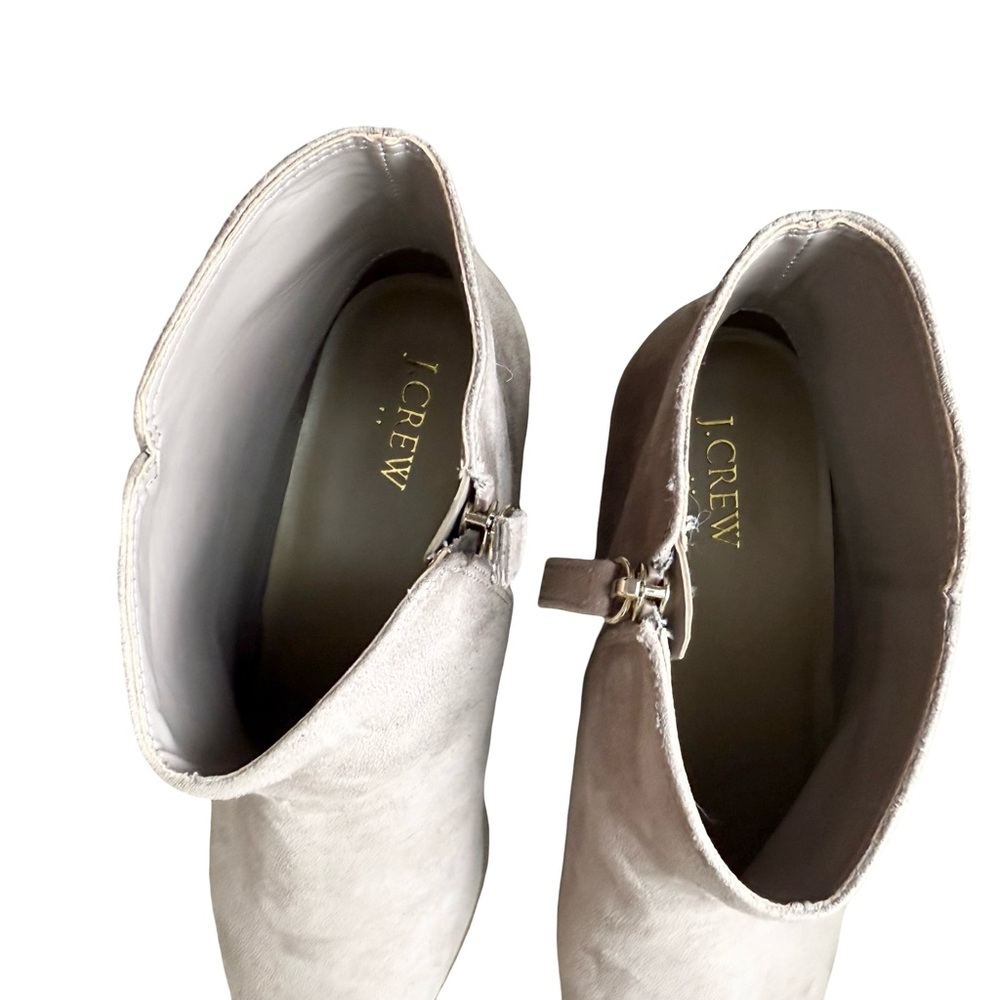 J. Crew Beige Suede Ankle Booties - Picture 8 of 15
